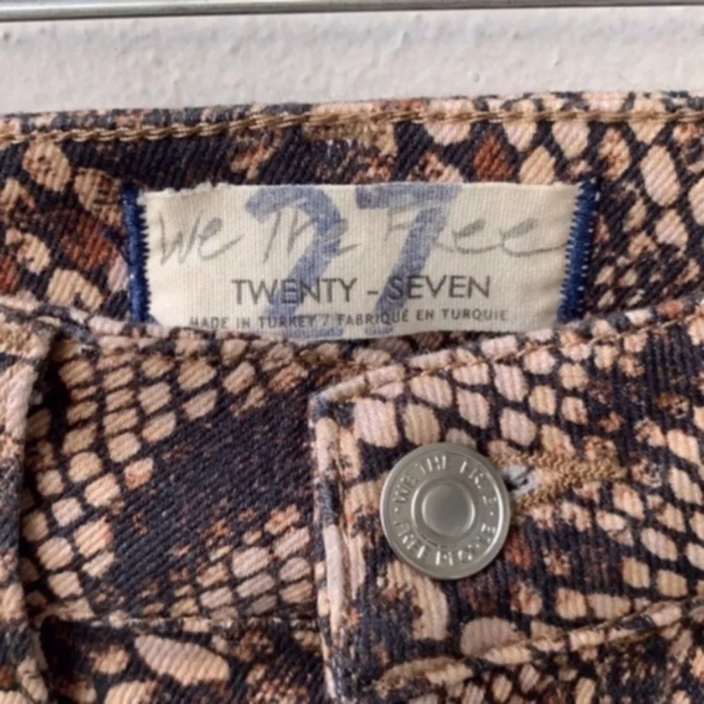 Revolve Free People High Rise Raw Hem Jegging Jean Cropped Skinny Two Faced 27 - Picture 5 of 9